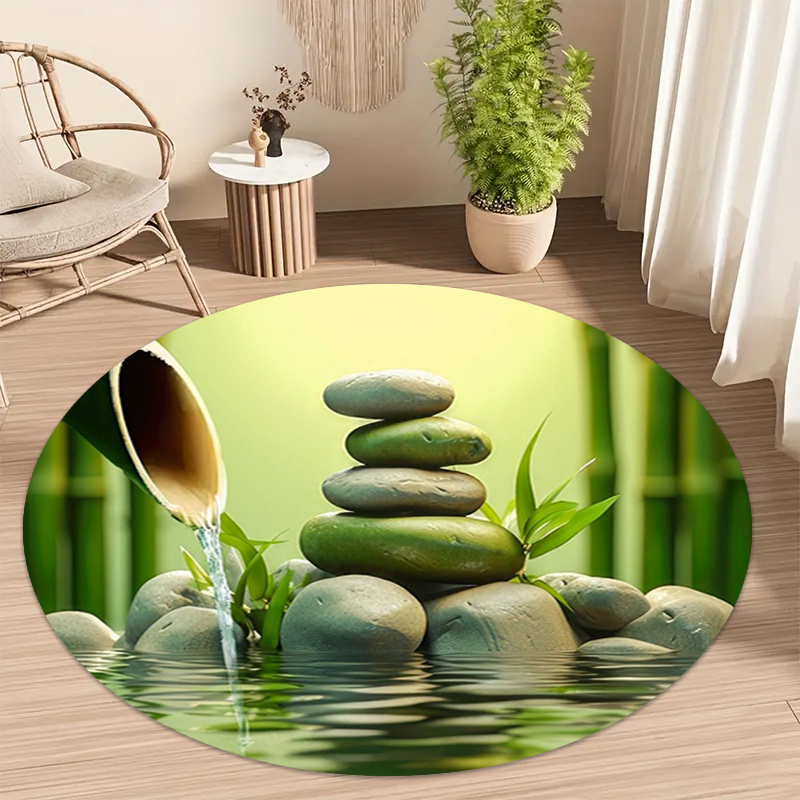 Wellness Spa With Hotel - 선(禪) 대나무 돌 물결 무늬 원형