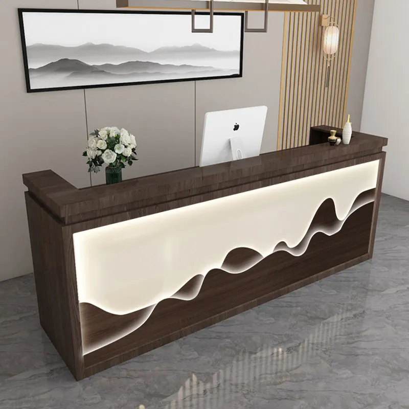 Wellness Spa With Hotel - 새로운 중국식 다실 프론트 데스크, 중국식