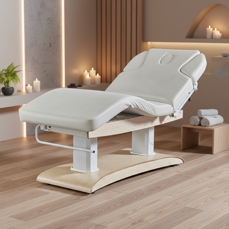 Wellness Spa With Hotel - 공장 맞춤형 합성 가죽 마사지 침대,