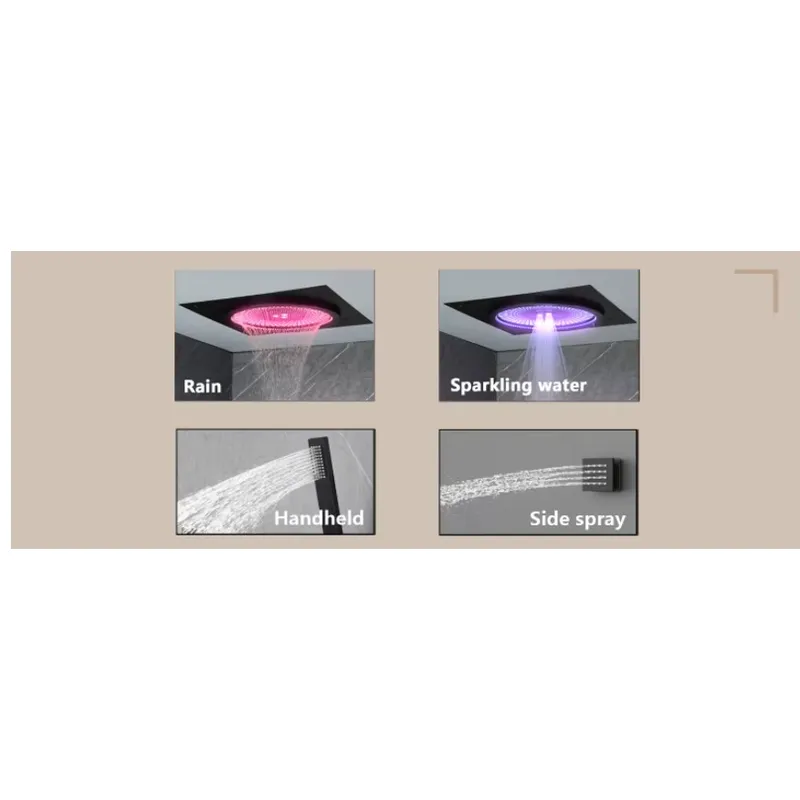 스마트 LED 샤워 세트 욕실 음악 내장형 레인폴 시스 - Spa & Wellness Hotel Diamond Ustroń 리뷰 및 가격