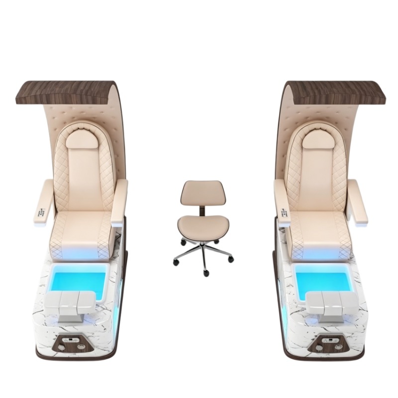 럭셔리 전동 페디큐어 마사지 의자, 모던 가죽 스파 풋 - Wellness Spa With Hotel 리뷰 및 가격
