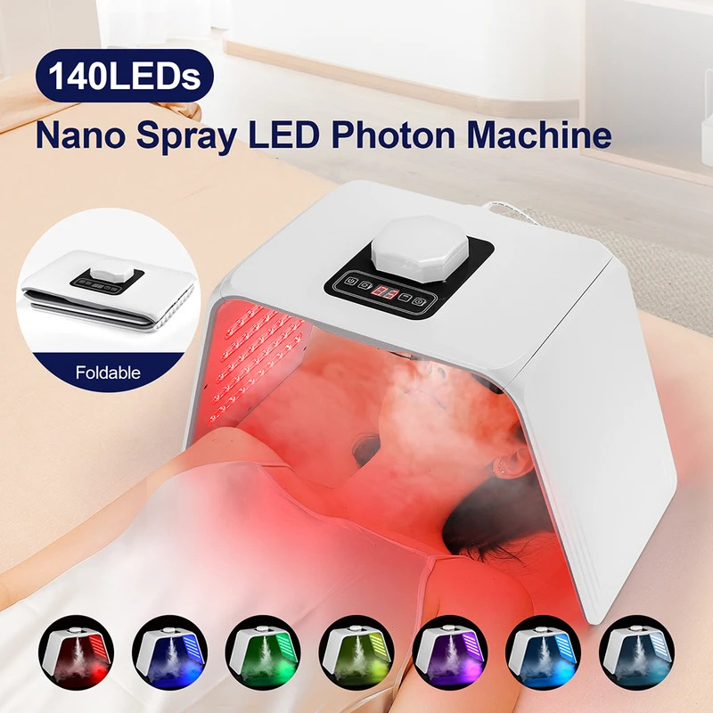 7가지 색상 LED 광자 미용 마스크 피부 보습 나노  - Spa & Wellness Hotel Diamond Ustroń 리뷰 및 가격