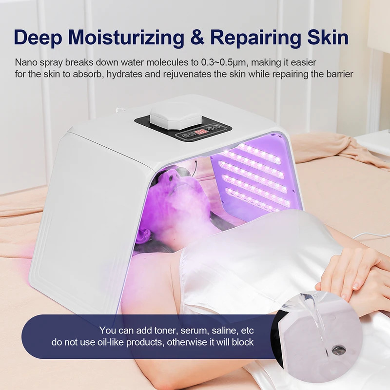 7가지 색상 LED 광자 미용 마스크 피부 보습 나노  - Spa & Wellness Hotel Diamond Ustroń 리뷰 및 가격