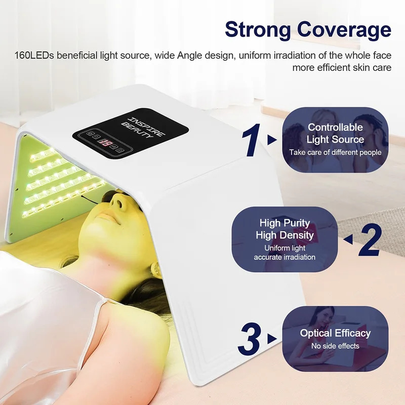 7가지 색상 LED 광자 미용 마스크 피부 보습 나노  - Spa & Wellness Hotel Diamond Ustroń 리뷰 및 가격